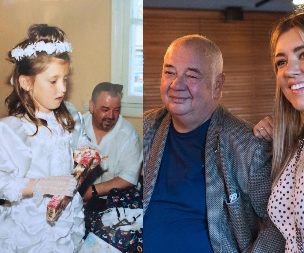 Stanisław Sojka z córką chrzestną