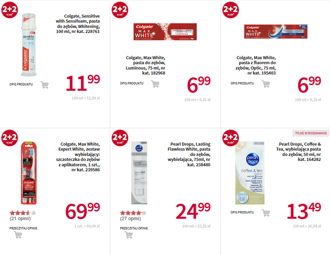 Zobacz najlepsze oferty w ramach promocji w Rossmannie