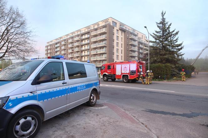  Pożar hali magazynowej w Katowicach