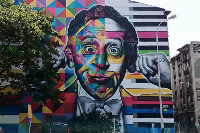 Mural z Rubinsteinem to tylko jeden z przystanków spaceru z Lindą