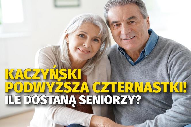 Kaczyński podwyższa czternastki! Ile dostaną seniorzy?