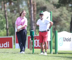 Michał Probierz na polu golfowym