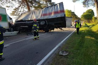 Wypadek na DK63. Trzy osoby trafiły do szpitala