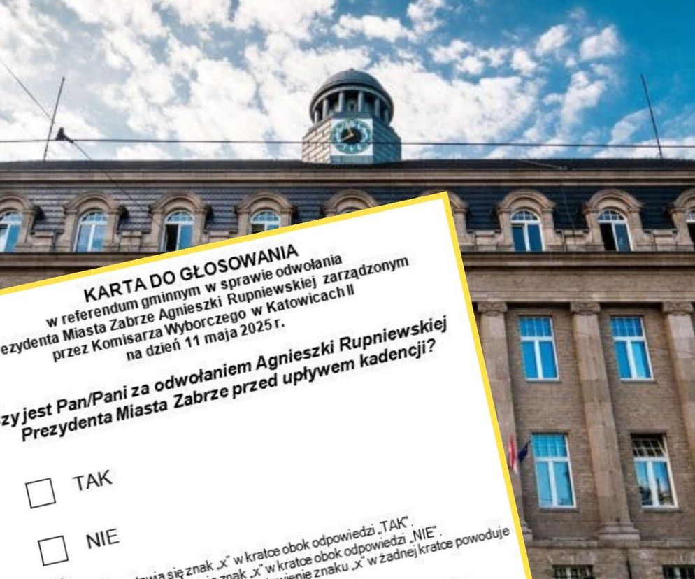 Mieszkańcy zdecydują o przyszłości prezydent Zabrza i Rady Miejskiej. Co trzeba wiedzieć o referendum?