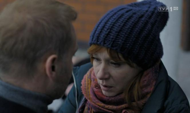Komisarz Alex 16 odc. 197. Lucyna (Magdalena Walach), Piotr Górski (Krystian Wieczorek)	