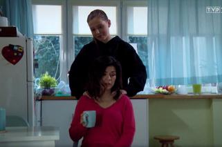 M jak miłość, odc. 1446. Nadia Witecka (Aleksandra Chapko) - niania, Kinga (Katarzyna Cichopek)