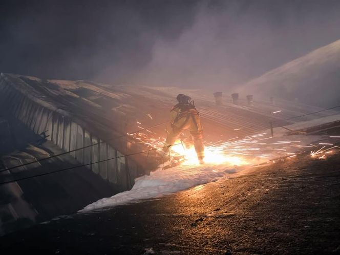 Warszawa. Pożar hali przy ul. Modlińskiej 16