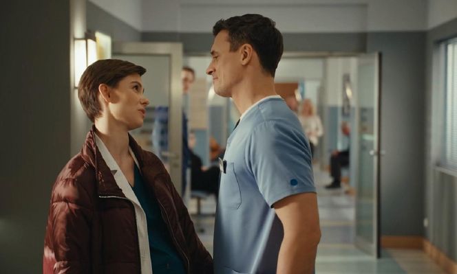 Na dobre i na złe odc. 956. Blanka (Pola Gonciarz), Krzysztof Radwan (Mateusz Damięcki)