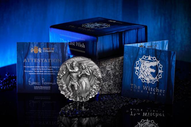 Wiedźmin. Nowa, trójwymiarowa moneta z kolekcji Ostatnie Życzenie! Tylko 400 sztuk na cały świat!