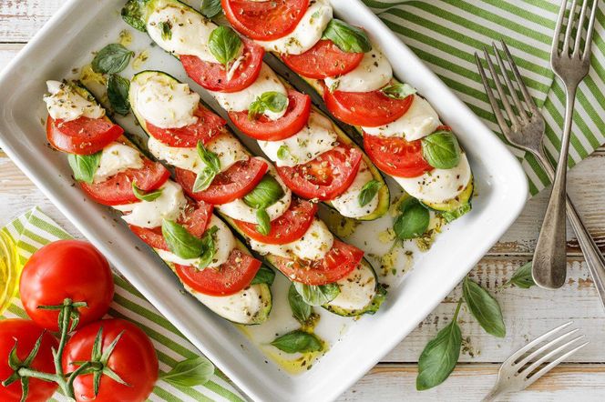 grillowana cukinia caprese