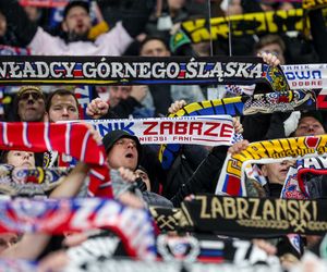 Kibice na meczu Górnik Zabrze - Legia Warszawa