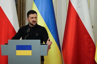 Prezydent RP Andrzej Duda i prezydent Ukrainy Wołodymyr Zelenski