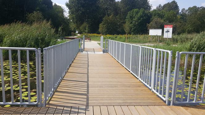 Pomost widokowy na Pogorii II w Dąbrowie Górniczej