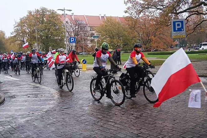 Niepodległościowy Rajd Rowerowy w Szczecinie