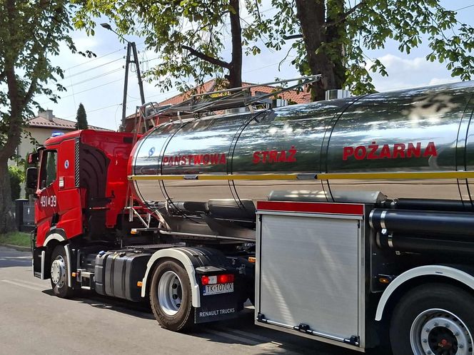 Pożar hotelu "Seanator" w Starachowicach
