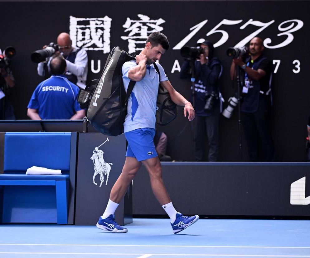 Novak Djokovic po przegranym półfinale Australian Open