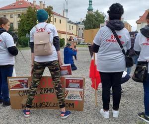 Protest przeciw CPK w Zamościu