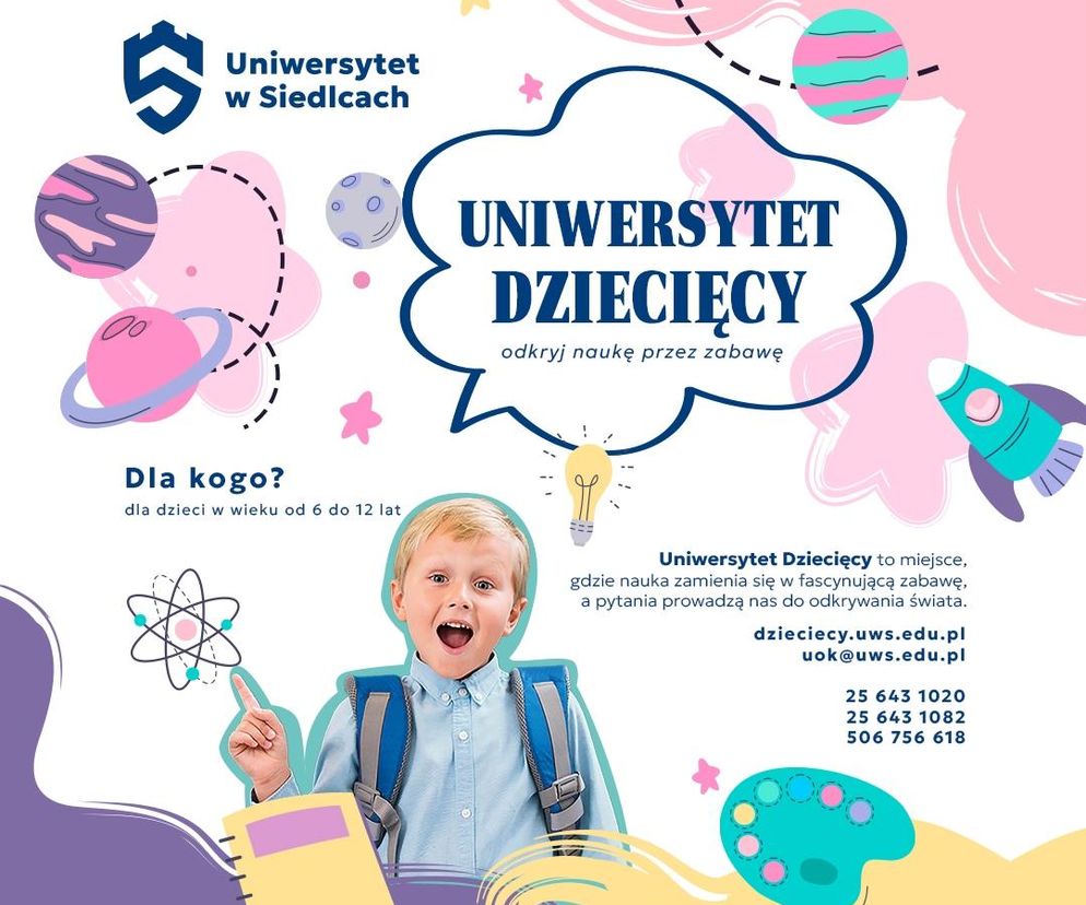 Trwa rekrutacja na Uniwersytet Dziecięcy w Siedlcach