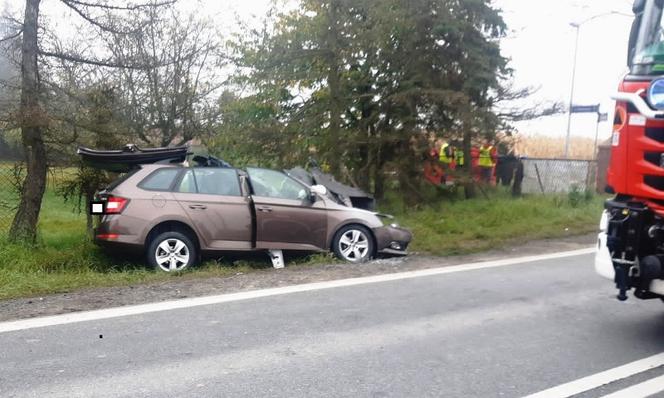 Cysterna zmiotła Skodę Fabię