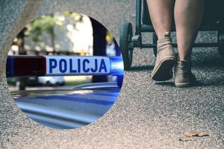 Pijany ojciec prowadził dziecko w wózku środkiem drogi. Później rzucił się na maskę auta