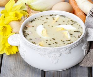 Barszcz biały z sokiem z kapusty kiszonej