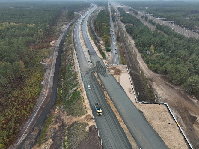 Budowa dwóch odcinków S3 między Świnoujściem i Troszynem. Nowe zdjęcia 