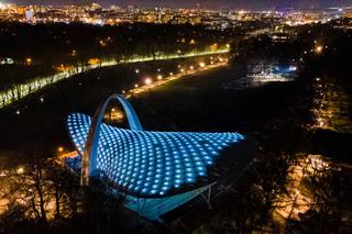 Spektakularna iluminacja Teatru Letniego w Szczecinie