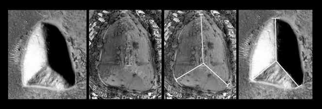 Tajemnicze konstrukcje odkryte na Marsie. "Piramida i papuga"