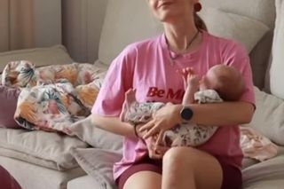 Olga Kalicka ruszyła z promocją… własnego dziecka! Córeczka ma zaledwie miesiąc, a już występuje w reklamie