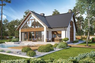 Projekt domu Piękny widok (wariant I) z kolekcji Muratora