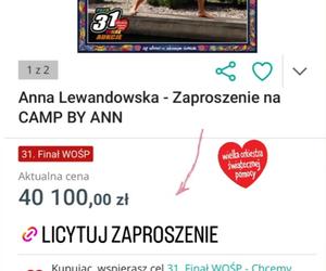 Anna Lewandowska na finale WOŚP 2023