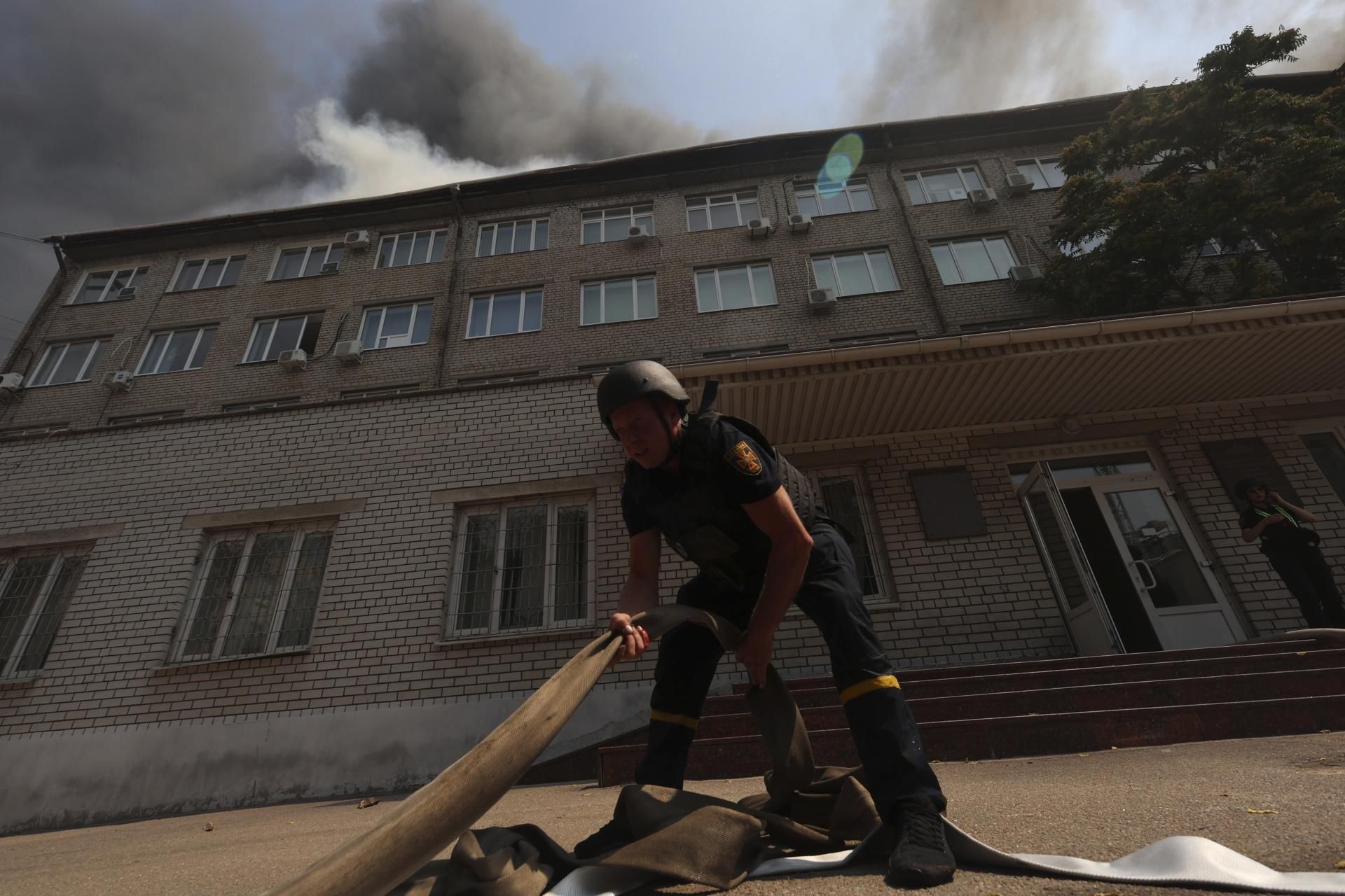 Rekordowy atak dronów na Ukrainę