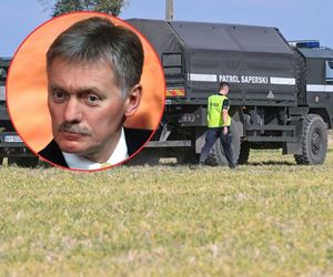 Kreml reaguje na atak dronów nad Polską. Pieskow mówi o charakterystycznej retoryce