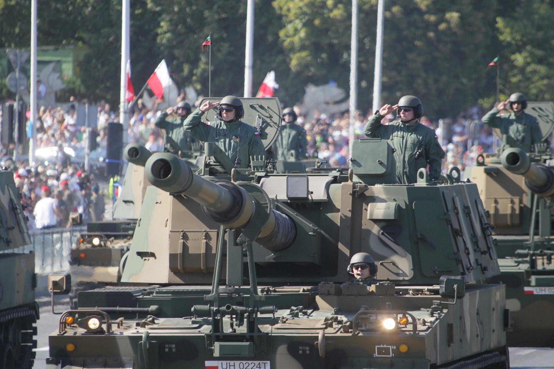 Czołgi Abrams, Leopard 2 i K2 na defiladzie Wojska Polskiego