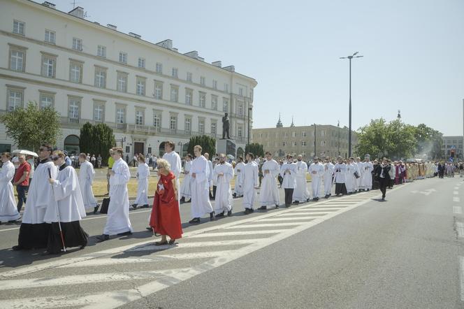 Centralna procesja w Warszawie na Boże Ciało 2023