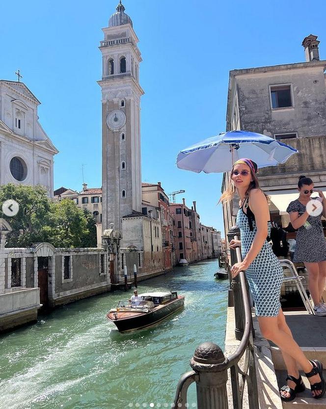 Dominika Kachlik (Franka z M jak miłość) na wakacjach we Włoszech