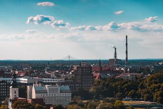 Tak wygląda Wrocław ogladany z najwyższego budynku na Przedmieściu Oławskim
