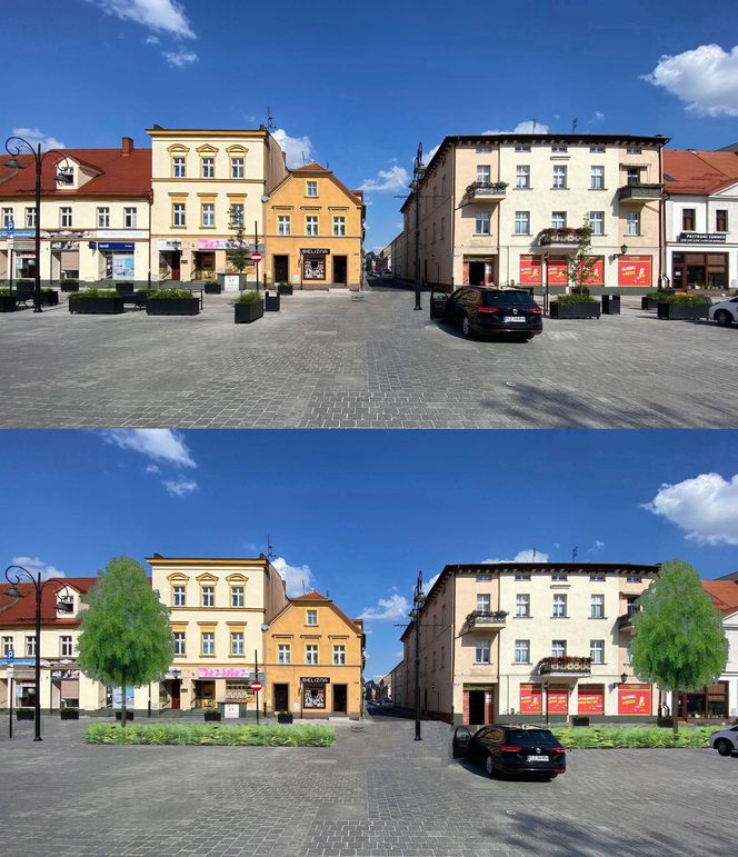 Ma rynku w Rawiczu będzie więcej zieleni