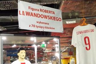 Robert Lewandowski z klocków LEGO na Stadionie Narodowym