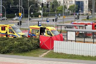 Reanimacja na przystanku w Częstochowie nie przywróciła funkcji życiowych mężczyzny