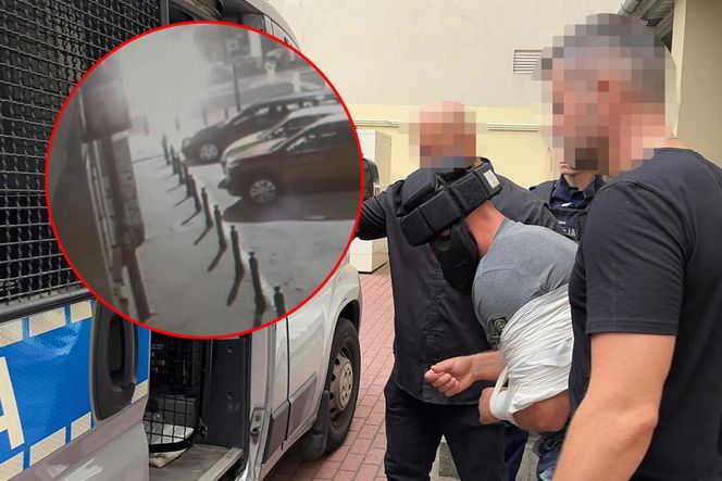 Popalił restaurację w Ząbkach, wszystko się nagrało. Policja zatrzymała podejrzanego!