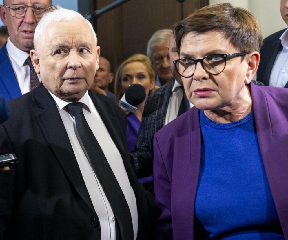 Beata Szydło i Jarosław Kaczyński