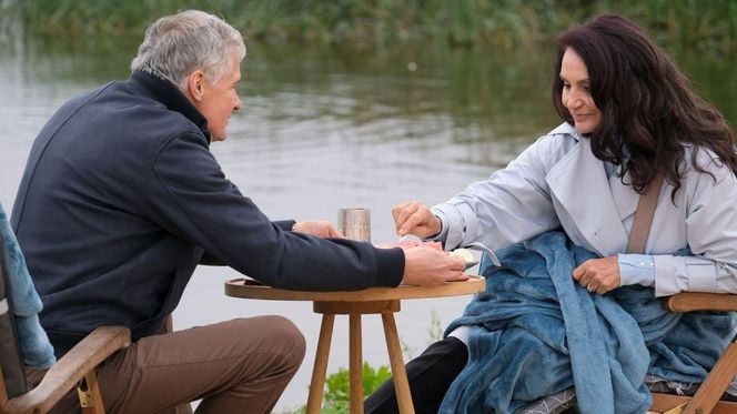 M jak miłość odc. 1847. Aleksandra (Małgorzata Pieczyńska), Erwin (Andrzej Dopierała)