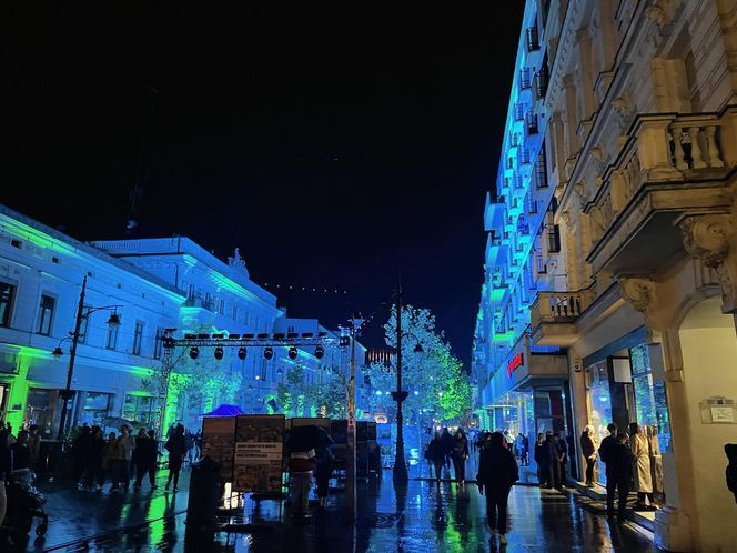 Light Move Festival 2024. Pierwszy dzień Festiwalu Światła w Łodzi