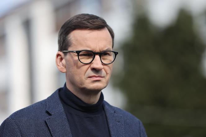 Premier Mateusz Morawiecki przed kopalnią w Zofiówce [GALERIA]