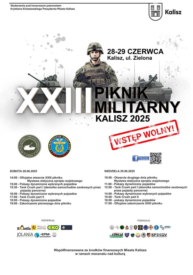 Kalisz. Przed nami XXIII Piknik Militarny! Co będzie się działo?
