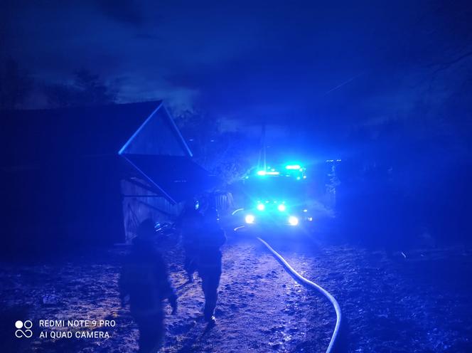 Tragiczny pożar w Śmiechowicach w powiecie sandomierskim