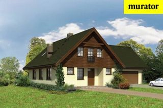 Dom z garażem na 1 lub 2 samochody - warianty projektu gotowego