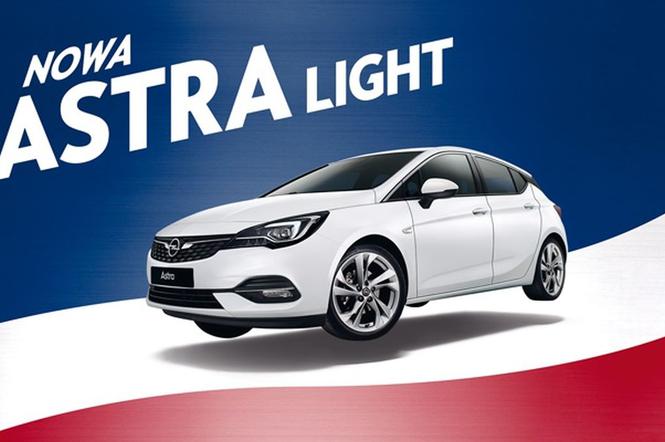 Nowy Opel Astra w wersji specjalnej Light. Ma dużo mocy i bogate wyposażenie