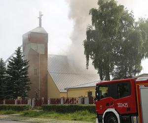 Pożar kościoła w Sosnowcu